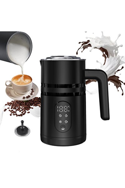 vandoll Electric Milk Frother Steamer Milk Foamer 5in1 Multifunctional Hot Co...