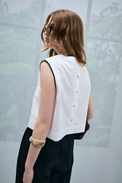 Lufian Karmına Women's Blouse Off-White