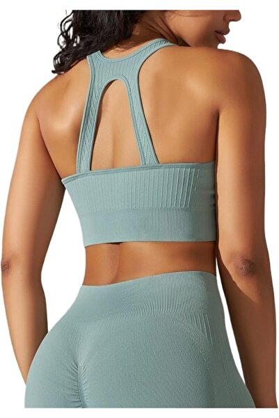 Mov Activewear Αστικό Σετ Ριμπ σε Πράσινο Γαλαζοπράσινο, μέγεθος M