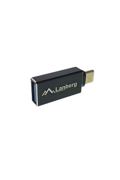 Lanberg USB C to USB A Adapter 3.1 Black
