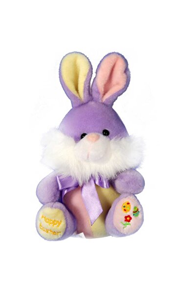 Goliat Jucărie de pluș Iepuraș de Paște mov de 20cm - Decorațiune de sărbătoare