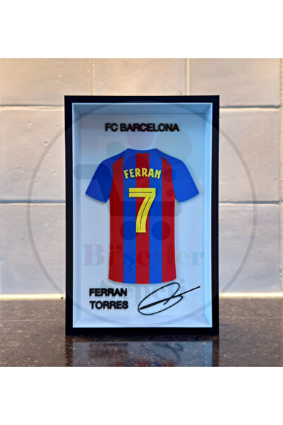 Bi'şeyler Sepeti Ferran Torres - FC Barcelona - Forma İmzalı Çerçeve Hediyeli...
