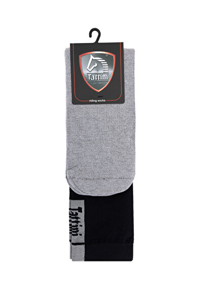 Tattini Unisex Textile Black Riding Socks
