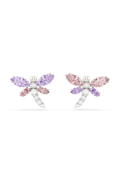 Swarovski Ariana Grande x düğme Küpeler, Karışık kesimler, Yusufçuk, Çok renk...
