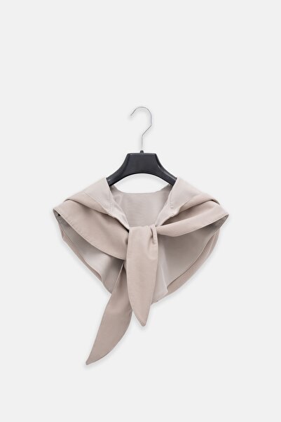 EBU Prive Șal de umăr pentru femei, cu pălărie, bej