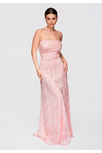 Larica OMBRE Women's Elegant Evening Dress LA-OM-DLR307 Pink