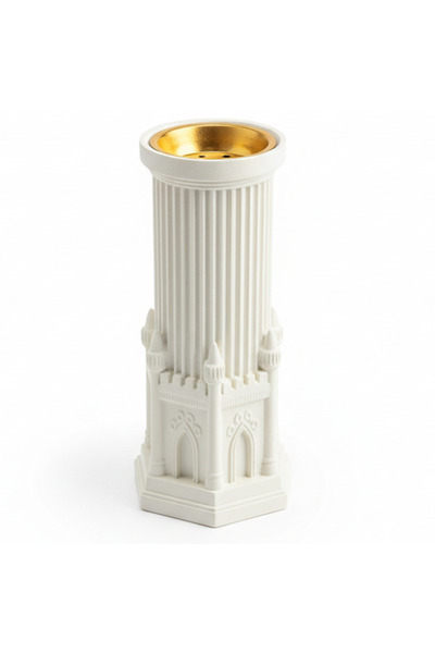AKDC Cream Ceramic Decorative Incense Burner – Stylish and Versatile Home Dec...