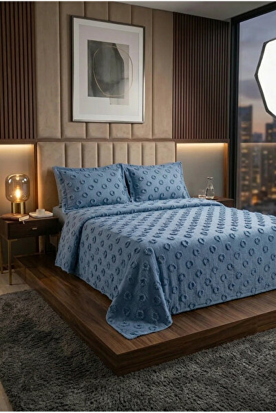 miar home perde tekstil Bedspread Set 250 X 260 cm – Valon Model 2 Pieces 50 ...