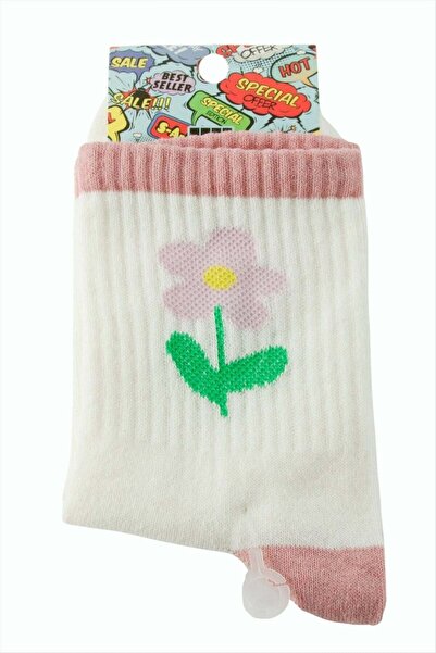 Bijuteri Net Flower College Socks 8*28