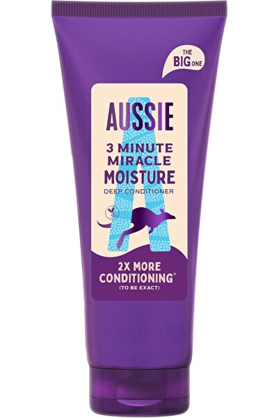 Aussie قناع الشعر النباتي المرطب بعمق لمدة 3 دقائق، 350 مل (الحجم الكبير)