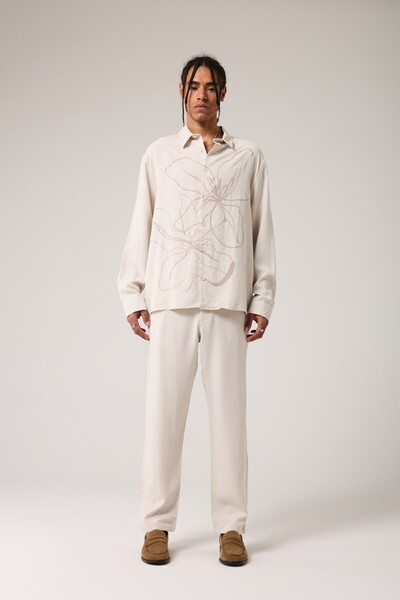 2512 Clothing قميص فلورز فلوك مطبوع