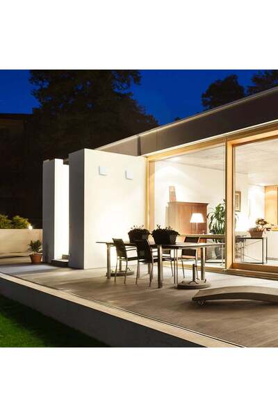 Rendl Light Studio Lampă de perete LED pătrată IP 54 9,6 W 3000 K | Iluminare...