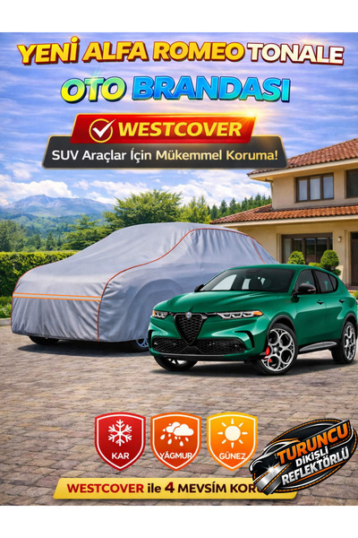 WestCover غطاء سيارة ألفا روميو تونال المتوافق مع سيارات الدفع الرباعي (خياطة...