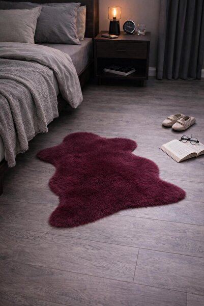 EYPRICH KUZU POST PELUŞ SÜET TABAN İNCE HALI - YUMUŞAK DOKULU YATAK ODASI - A...