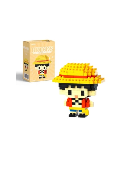 LEONEV طوب ليغو على شكل شخصية مونكي دي لوفي