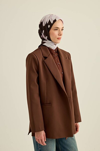 Modakaşmir Daisy Polkadot Pattern Bamboo Scarf