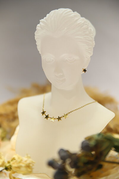 CHARM Κολιέ Golden Stars – Night Glow