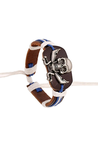 EFAYN.RO Pirate bracelet with skeleton head and swords, sailor life model, ad...