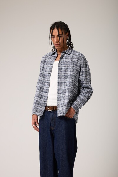 2512 Clothing Plaid Pattern Printed Shirt