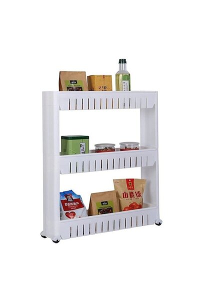 verk group Mobile Shelf with Wheels for Bathroom and Kitchen