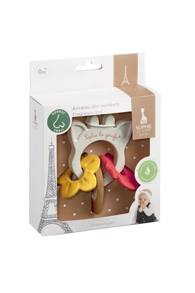 Sophie La Girafe Fragraces Diş Kaşıyıcı Halkalar