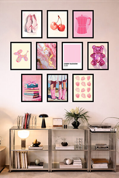 UNT 10-Frame Look Kitchen |   Modern |   Retro Wall Poster Painting Set – 15X...