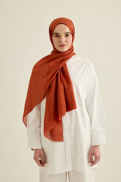 Modakaşmir Rüzgar Desen Aya Puff Şal