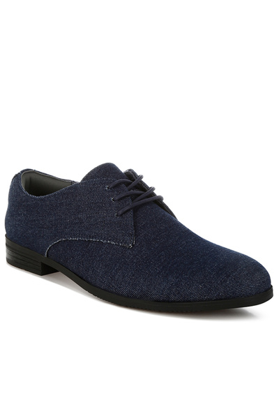 london Rag Men's Denim Oxford Shoes in Navy