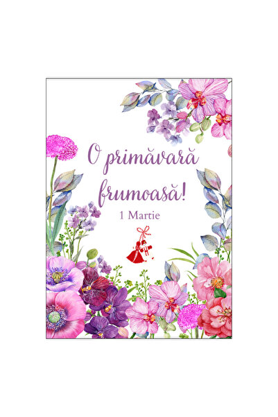 OEM Greeting card 13x18 cm with envelope included, March 1/March 8/Martisor/W...