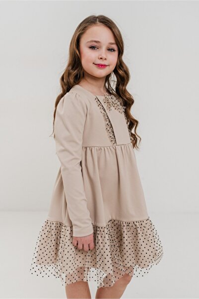 SUZIE Φόρεμα Radeyah Μπεζ για Κορίτσια 5-8 Ετών