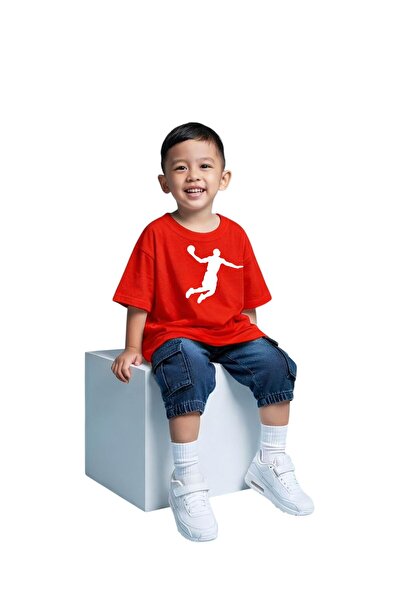 BENROMA تي شيرت للأطفال مطبوع عليه BASKET ATAN للجنسين 1GH1