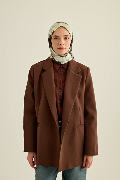 Modakaşmir Daisy Polkadot Pattern Bamboo Scarf