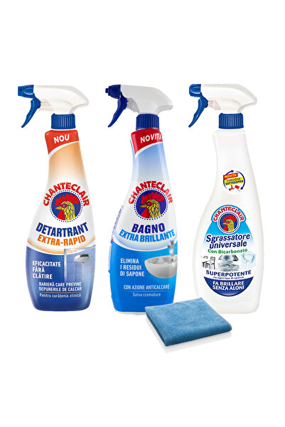 Chanteclair Kit Degresare Chante Clair Bicarbonat, Detartrant Extra-Rapid, An...
