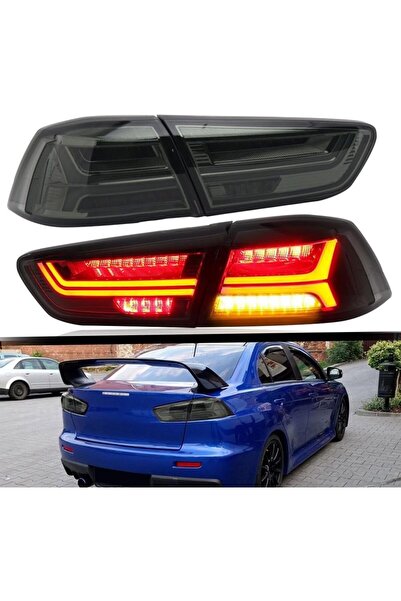 X POWER TUNİNG MİTSUBİŞHİ LANCER 2008-AUDİ DİZAYN FÜME LEDLİ ARKA STOP LAMBASI