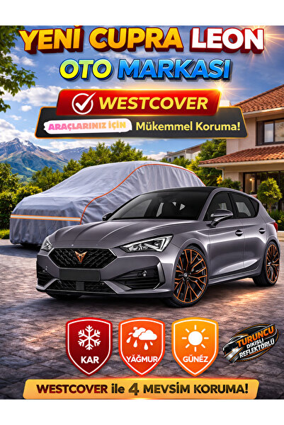 WestCover غطاء سيارة جديد متوافق مع كوبرا ليون (خياطة برتقالية-ريف)، خيمة سيارة