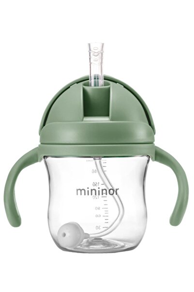 Mininor Tritan Smart Drinking Cup 220 ml - Willow Green - Green