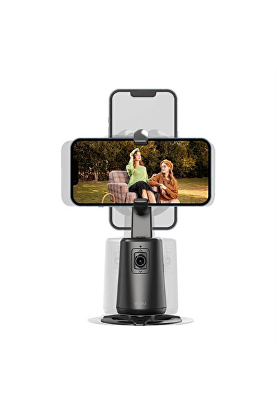 WIWU مثبت كاميرا جيمبال Wi-SE010 بزاوية 360 درجة - أسود