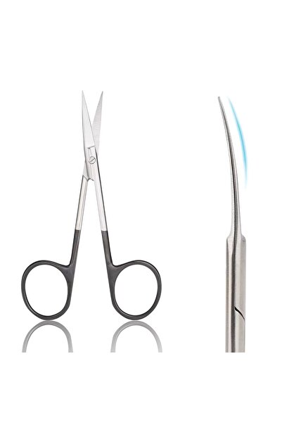 delis Marquise professional cuticle scissors, SCRISSOR07, Black