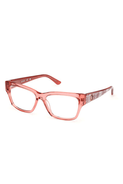 Guess Γυναικείοι σκελετοί γυαλιών οράσεως GU50126-072-53, Κόκκινοι, Ορθογώνιοι