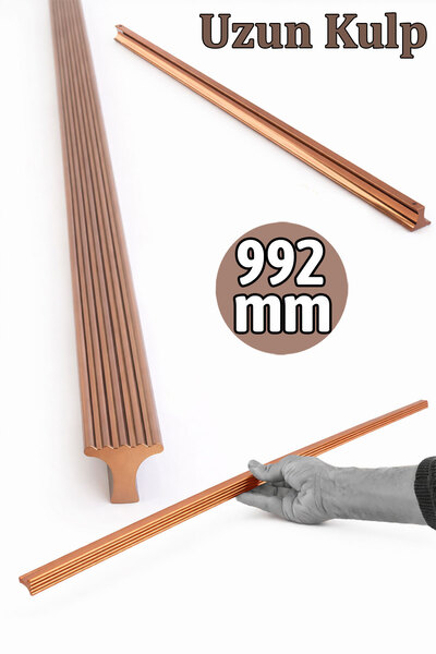 Badem10 Foça Bronze Drawer Handle 992 mm Metal Furniture Handle Modern Cabine...