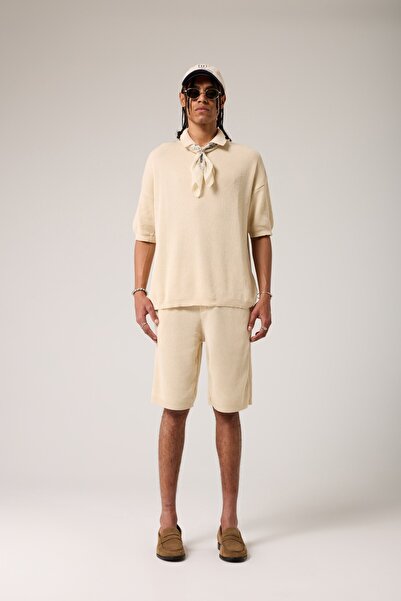 2512 Clothing تي شيرت بولو ياكا ذو ملمس بارز تريكو