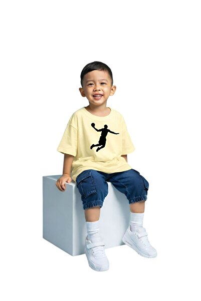 E-ROMA Basket Atan Baskili Unisex Children's T-Shirt 1Gh1