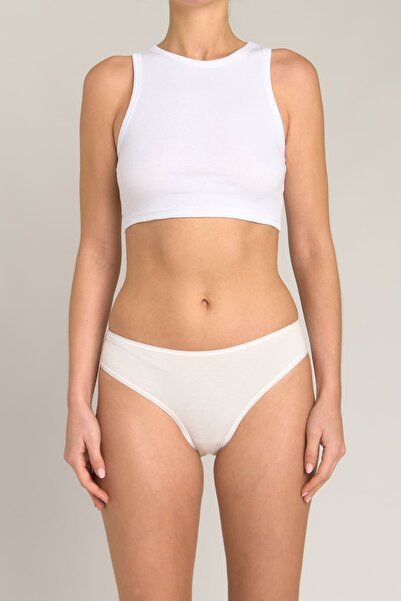 LOVELY THINGS Doris Modal Mixed Slip Panties - Ecru
