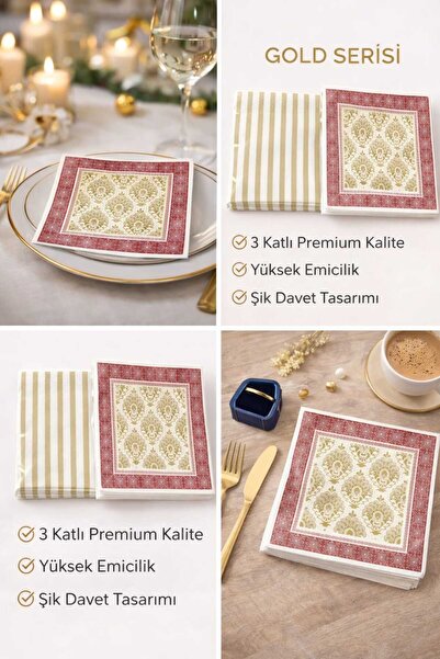 CKM silikon Suna K Signature Collection – Premium Patterned 2-Piece Napkin