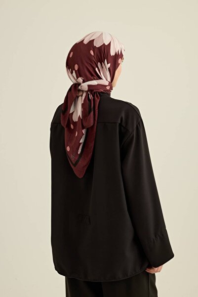 Modakaşmir Daisy Polkadot Desen Bambu Eşarp