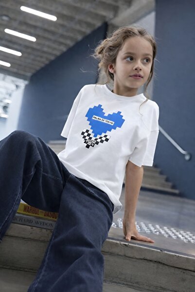 BENROMA Palais De Tokyo Printed Oversized Unisex Children's T-Shirt 1Gh3