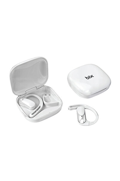 Bix OWS2 Bluetooth 5.4 Spor Fitness ve Koşu İçin Ergonomik EarHook Esnek Kula...