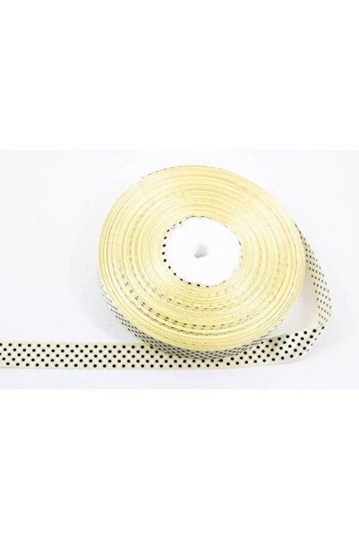 OEM Set 3 role Panglica Satin Cu Buline 2cm/90m Crem