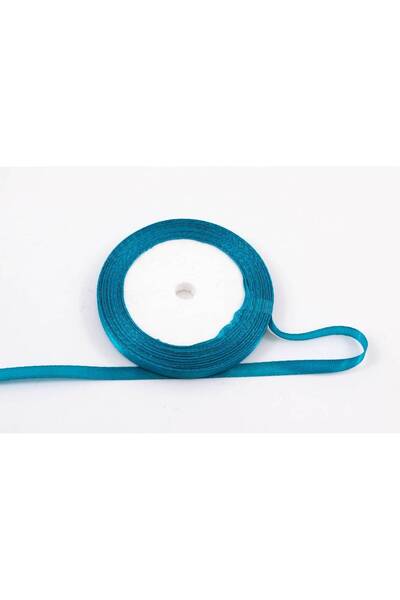 OEM Set of 3 rolls Satin Ribbon 0.6cm/22m Turquoise 047