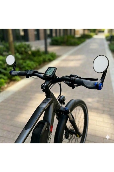 RKS RS3 PRO X ELEKTİRİKLİ BİSİKLET GİDON AYNASI YUVARLak mavi renk oem parça